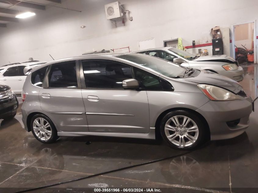 2009 Honda Fit Sport VIN: JHMGE88679S056900 Lot: 39551966