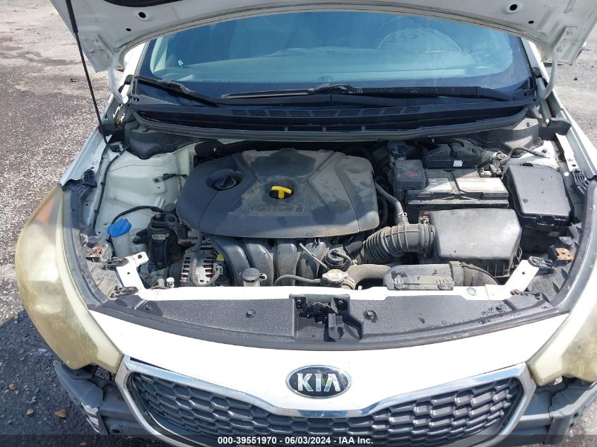 2016 Kia Forte Ex VIN: KNAFZ4A85G5552051 Lot: 39551970