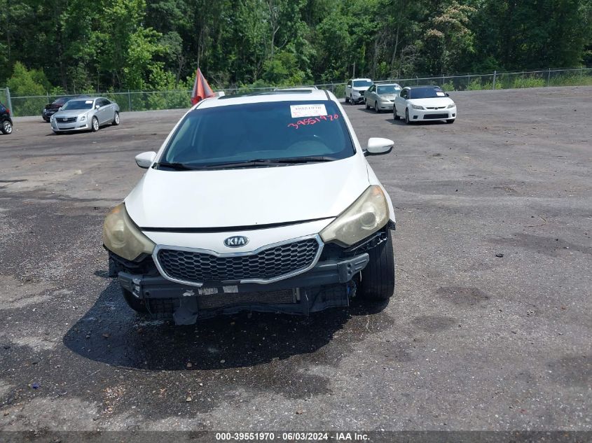 2016 Kia Forte Ex VIN: KNAFZ4A85G5552051 Lot: 39551970