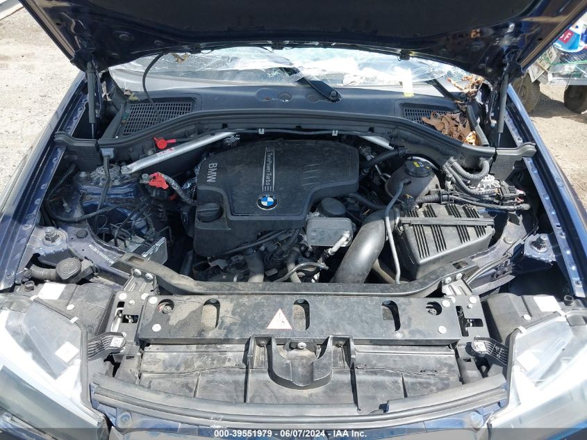 2016 BMW X3 xDrive28I VIN: 5UXWX9C59G0D80873 Lot: 39551979