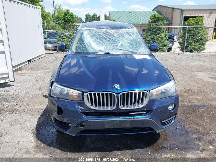 2016 BMW X3 xDrive28I VIN: 5UXWX9C59G0D80873 Lot: 39551979