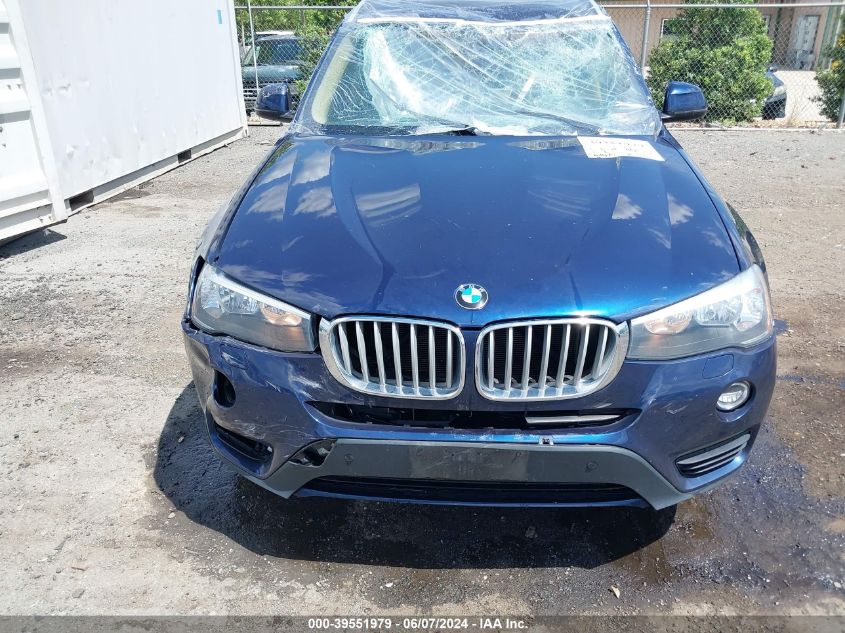 2016 BMW X3 xDrive28I VIN: 5UXWX9C59G0D80873 Lot: 39551979