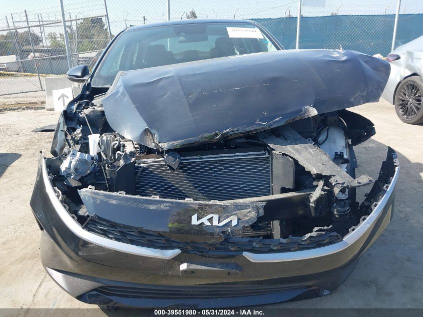 2022 Kia Forte Lxs VIN: 3KPF24AD9NE466425 Lot: 39551980