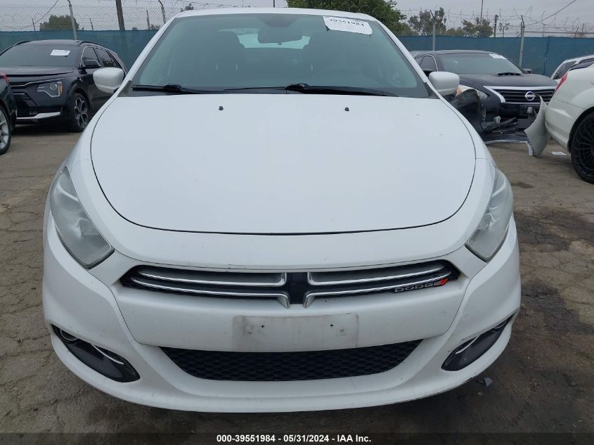 2016 Dodge Dart Sxt Sport VIN: 1C3CDFFA8GD820967 Lot: 39551984