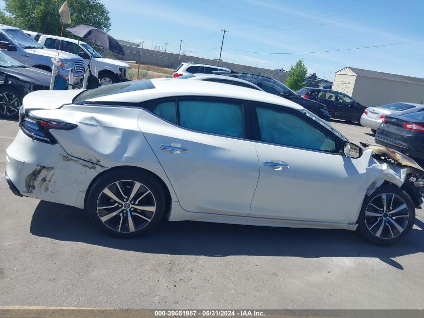 2019 Nissan Maxima S/Sl/Sr/Sv/Platinum VIN: 1N4AA6AV3KC380263 Lot: 39551987