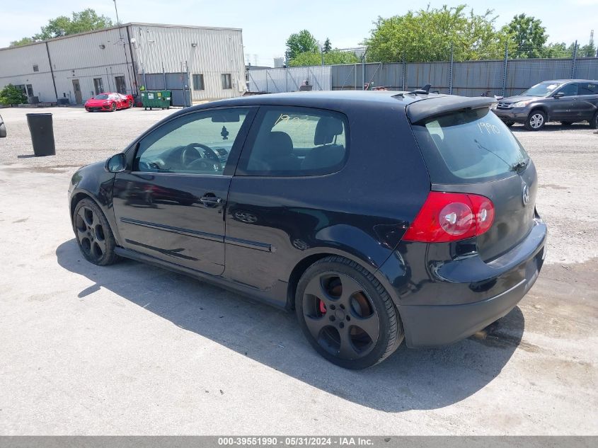 2007 Volkswagen Gti 2-Door/Fahrenheit VIN: WVWFV71K87W254986 Lot: 39551990