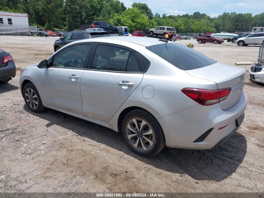 2022 Kia Rio S VIN: 3KPA24AD0NE495418 Lot: 39551992