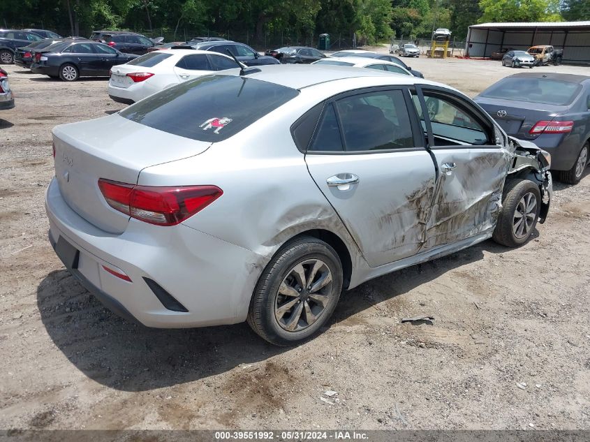 2022 Kia Rio S VIN: 3KPA24AD0NE495418 Lot: 39551992