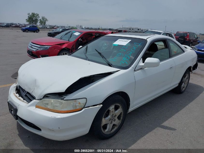 1999 Honda Accord Ex V6 VIN: 1HGCG2257XA033077 Lot: 39552001