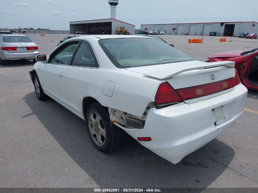 1999 Honda Accord Ex V6 VIN: 1HGCG2257XA033077 Lot: 39552001