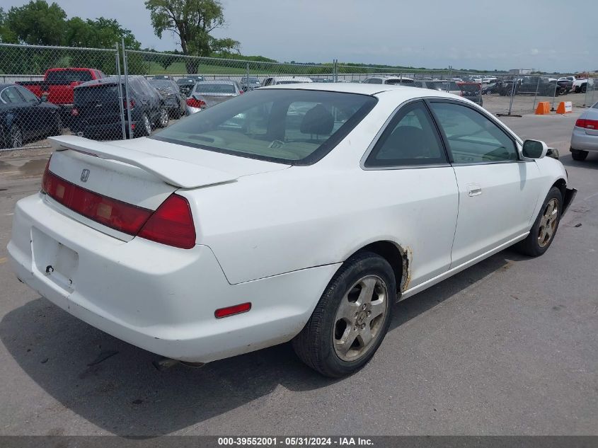 1999 Honda Accord Ex V6 VIN: 1HGCG2257XA033077 Lot: 39552001