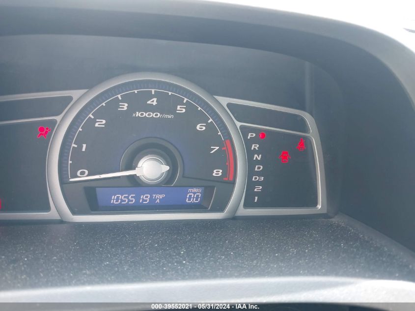 2007 Honda Civic Lx VIN: 2HGFG12697H524588 Lot: 39552021