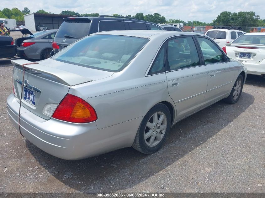 2001 Toyota Avalon Xls VIN: 4T1BF28B51U172930 Lot: 39552036