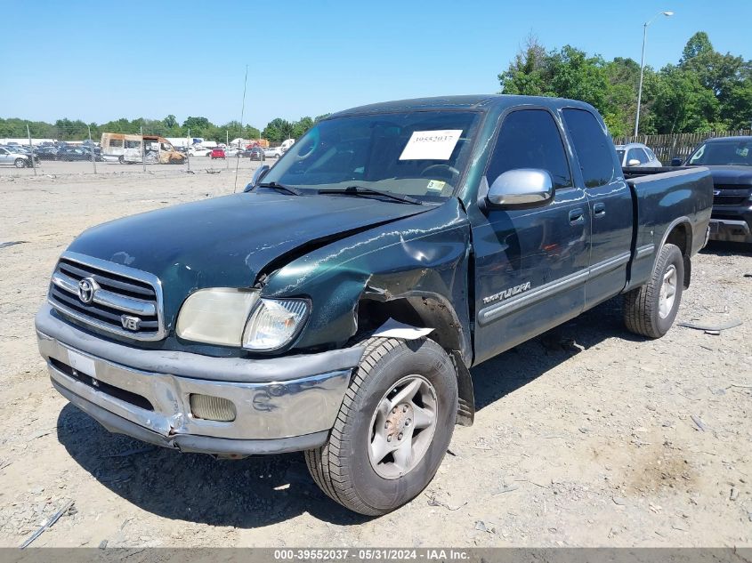 2001 Toyota Tundra Sr5 V8 VIN: 5TBRT34171S177462 Lot: 39552037