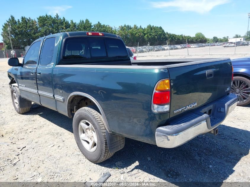 2001 Toyota Tundra Sr5 V8 VIN: 5TBRT34171S177462 Lot: 39552037