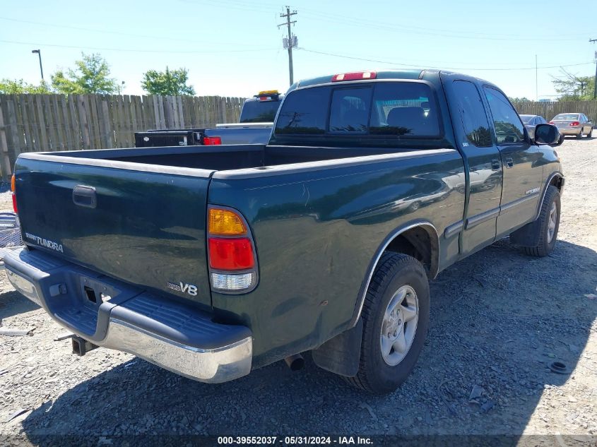 2001 Toyota Tundra Sr5 V8 VIN: 5TBRT34171S177462 Lot: 39552037