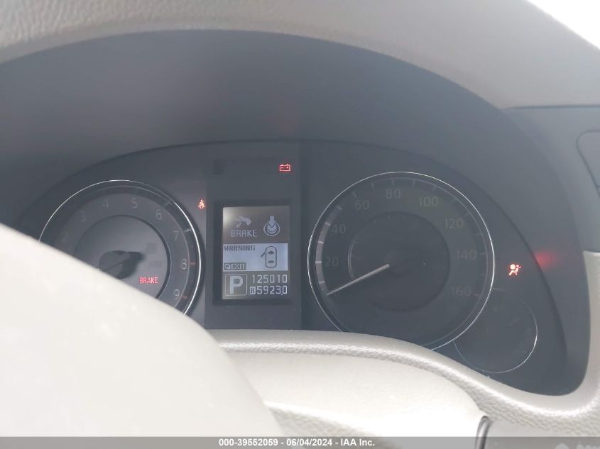 2010 Infiniti G37 Journey VIN: JN1CV6AP5AM404809 Lot: 39552059