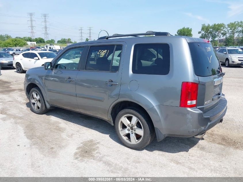 2009 Honda Pilot Exl VIN: 5FNYF48529B053936 Lot: 39552081