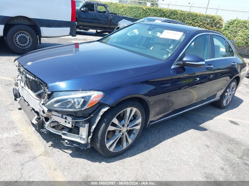 2015 Mercedes-Benz C 300 4Matic/Luxury 4Matic/Sport 4Matic VIN: 55SWF4KB8FU037076 Lot: 39552097