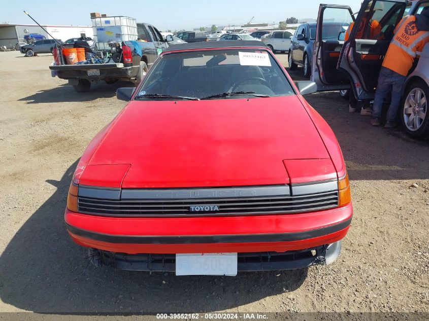 1989 Toyota Celica Gt VIN: JT5ST62K9K7320456 Lot: 39552162