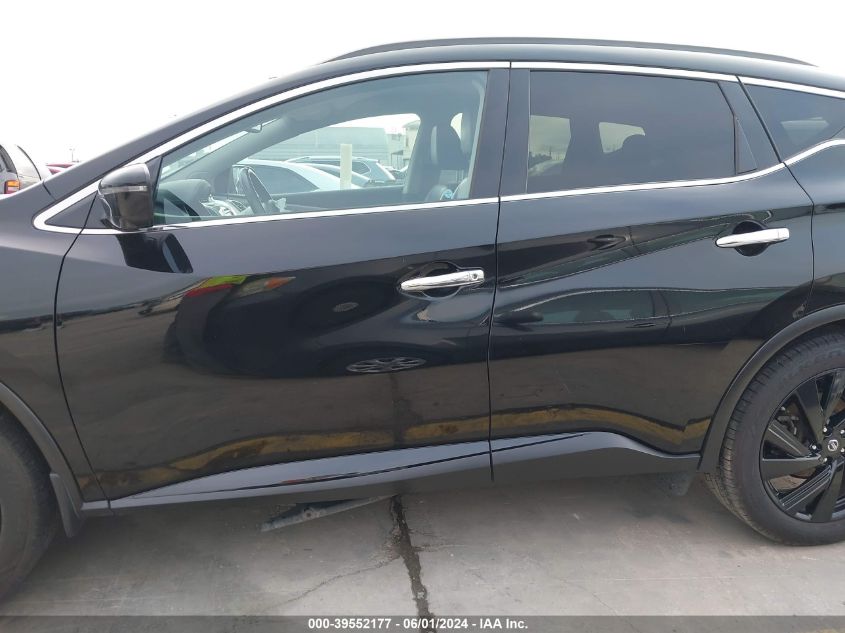2018 Nissan Murano Sl VIN: 5N1AZ2MG6JN160297 Lot: 39552177
