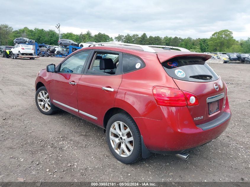 2012 Nissan Rogue Sv W/Sl Pkg VIN: JN8AS5MV2CW413996 Lot: 39552181