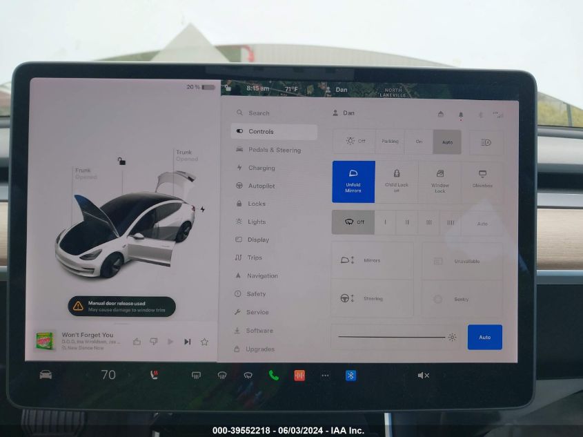 2019 Tesla Model 3 Long Range/Mid Range/Standard Range/Standard Range Plus VIN: 5YJ3E1EA8KF309998 Lot: 39552218