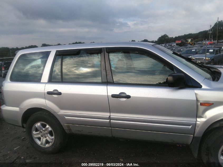 2007 Honda Pilot Lx VIN: 5FNYF18137B002387 Lot: 39552219