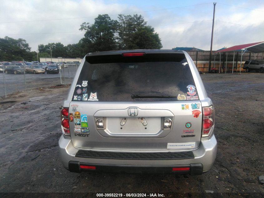 2007 Honda Pilot Lx VIN: 5FNYF18137B002387 Lot: 39552219