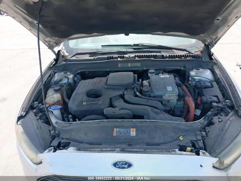 2014 Ford Fusion Hybrid Se VIN: 3FA6P0LU4ER187907 Lot: 39552223