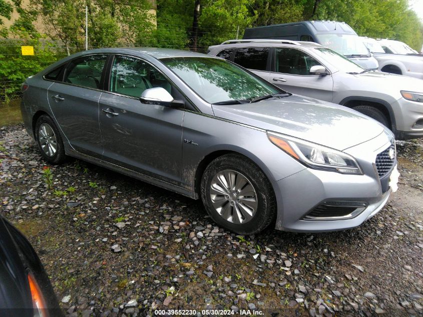 2016 Hyundai Sonata Hybrid Se VIN: KMHE24L10GA025492 Lot: 39552230