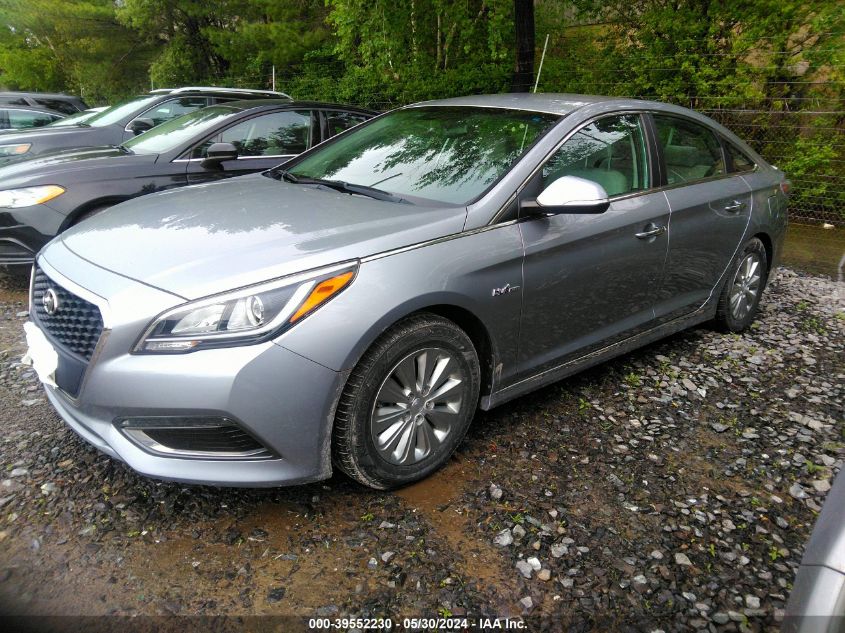 2016 Hyundai Sonata Hybrid Se VIN: KMHE24L10GA025492 Lot: 39552230