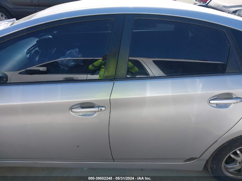 2011 Toyota Prius Two VIN: JTDKN3DU3B1380263 Lot: 39552248