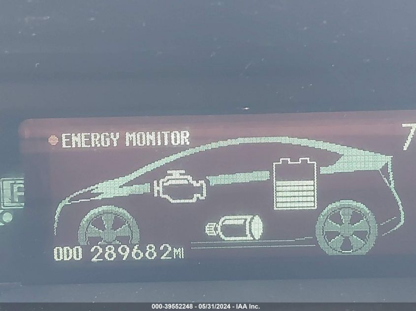 2011 Toyota Prius Two VIN: JTDKN3DU3B1380263 Lot: 39552248