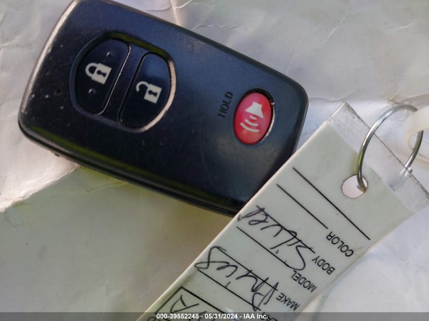 2011 Toyota Prius Two VIN: JTDKN3DU3B1380263 Lot: 39552248