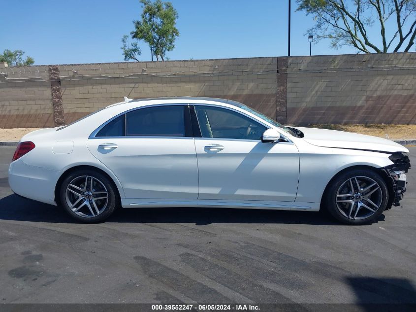 2018 Mercedes-Benz S 560 VIN: WDDUG8DB4JA368108 Lot: 39552247