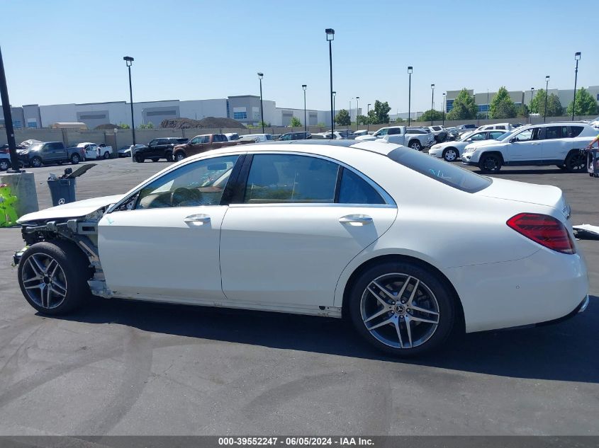 2018 Mercedes-Benz S 560 VIN: WDDUG8DB4JA368108 Lot: 39552247