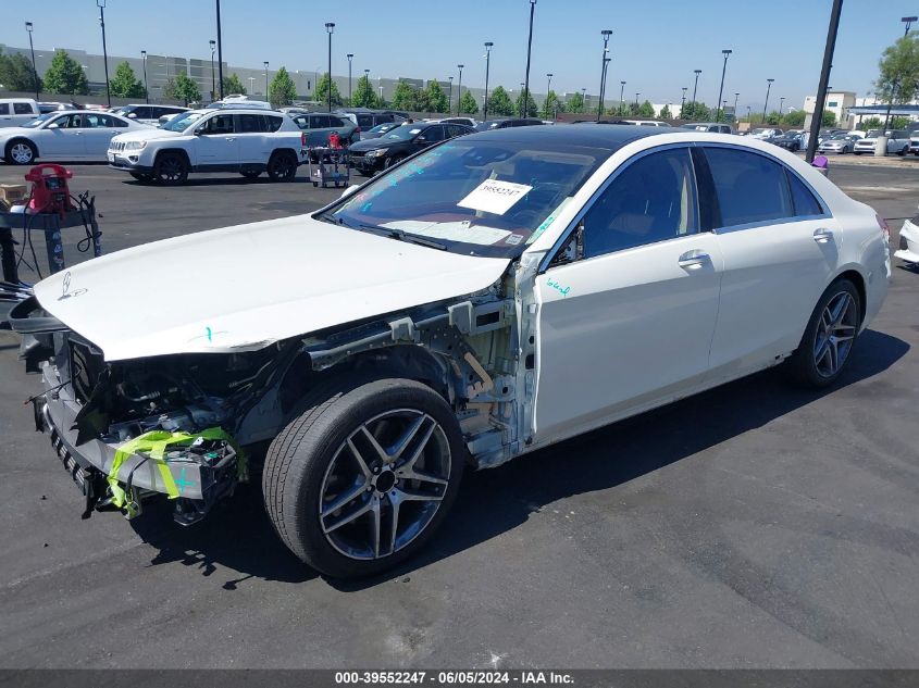 2018 Mercedes-Benz S 560 VIN: WDDUG8DB4JA368108 Lot: 39552247