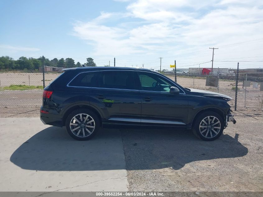 2017 Audi Q7 3.0T Premium VIN: WA1LAAF78HD021021 Lot: 39552254