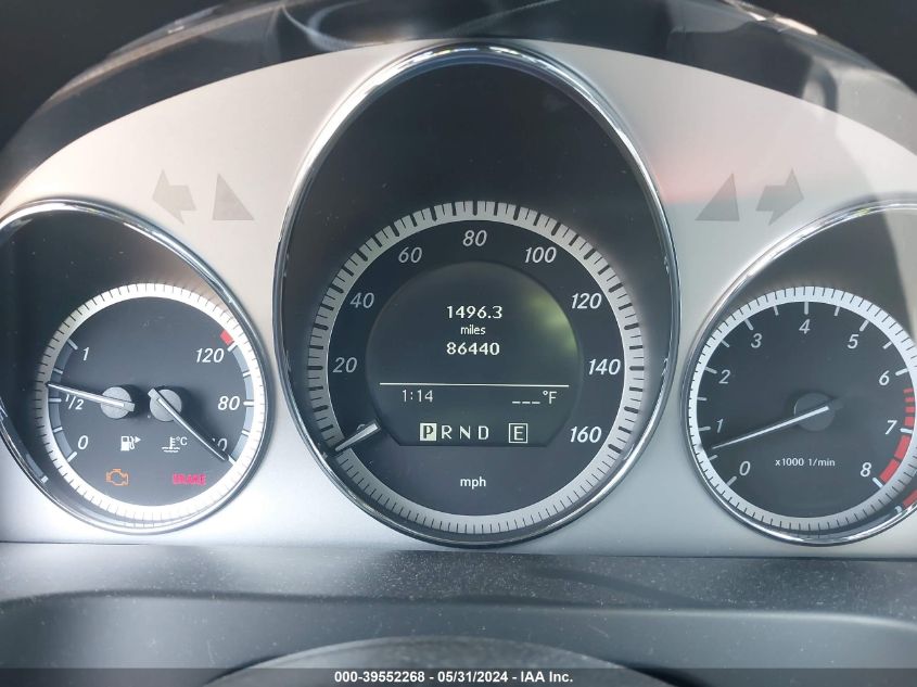 2011 Mercedes-Benz C 300 Luxury/Sport VIN: WDDGF5EB0BA509433 Lot: 39552268