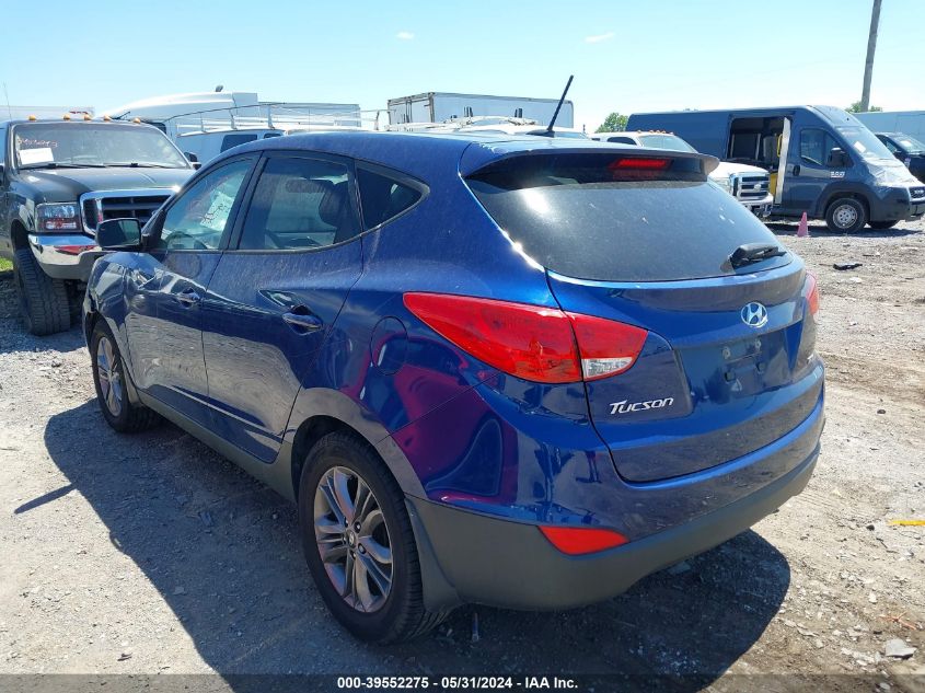 2014 Hyundai Tucson Gls VIN: KM8JTCAF4EU821131 Lot: 39552275