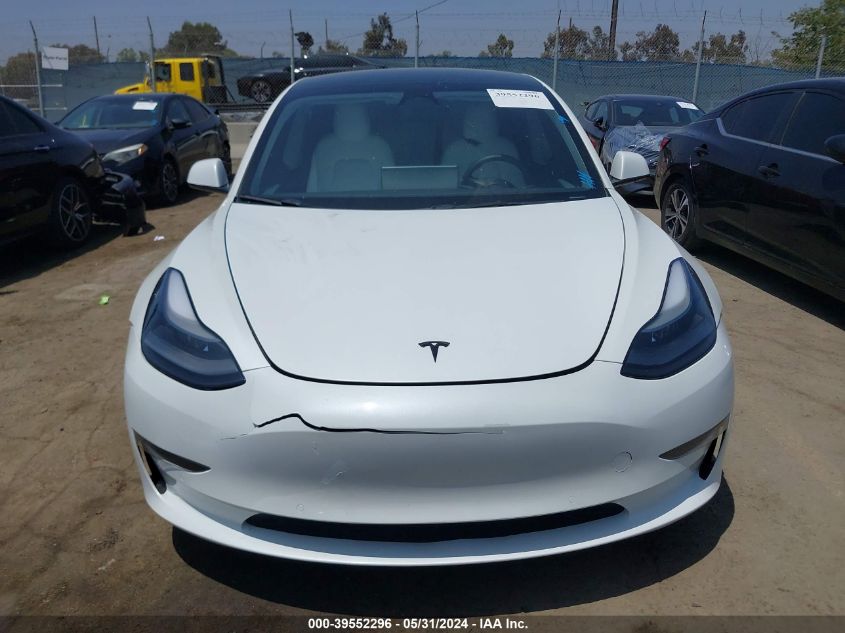 2022 Tesla Model 3 Performance Dual Motor All-Wheel Drive VIN: 5YJ3E1EC5NF208651 Lot: 39552296