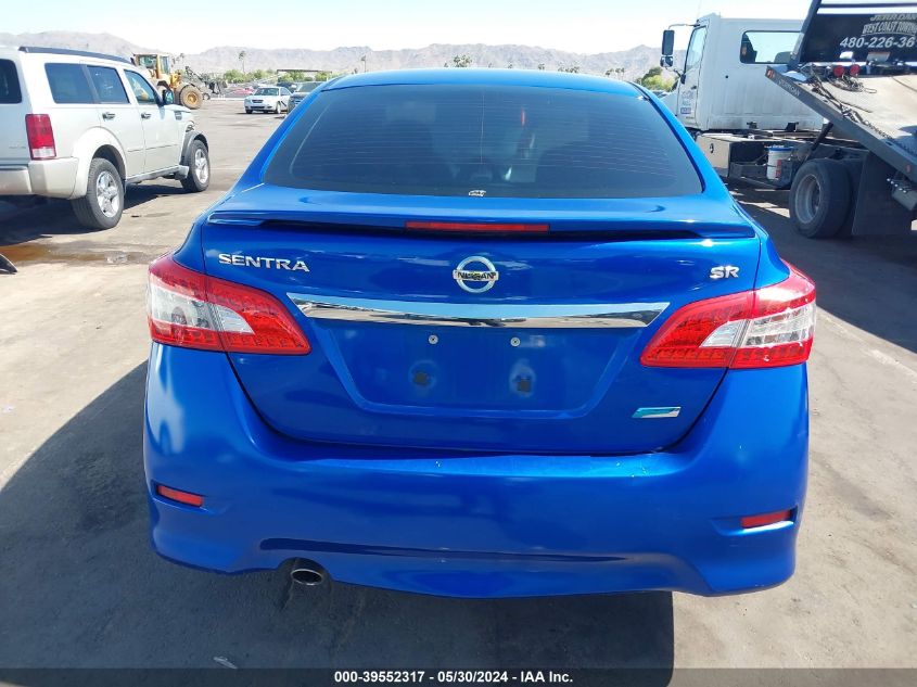 2013 Nissan Sentra Sr VIN: 3N1AB7AP9DL628041 Lot: 39552317