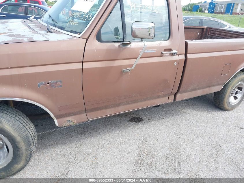 1992 Ford F150 VIN: 1FTDF15H8NLA32625 Lot: 39552333