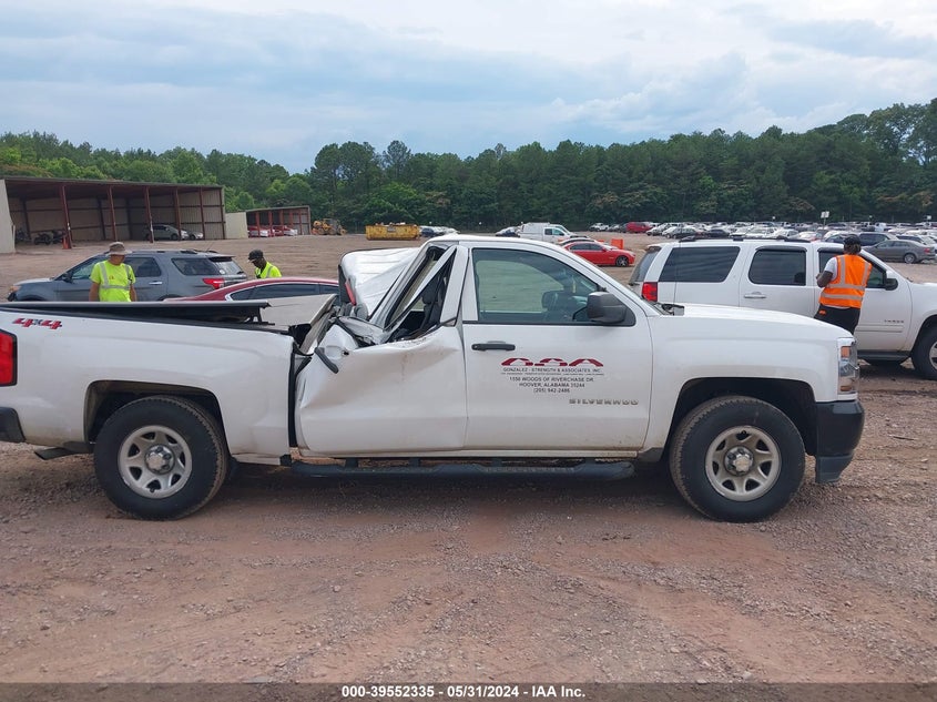 2018 Chevrolet Silverado 1500 Wt VIN: 3GCUKNECXJG579071 Lot: 39552335
