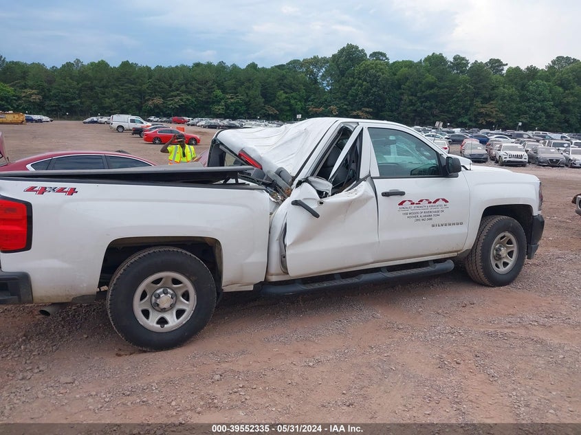 2018 Chevrolet Silverado 1500 Wt VIN: 3GCUKNECXJG579071 Lot: 39552335