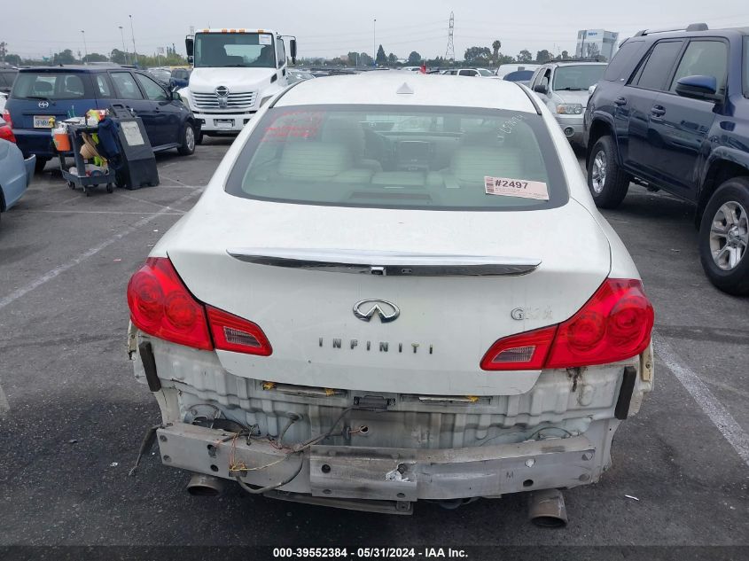 2013 Infiniti G37X VIN: JN1CV6AR9DM350081 Lot: 39552384