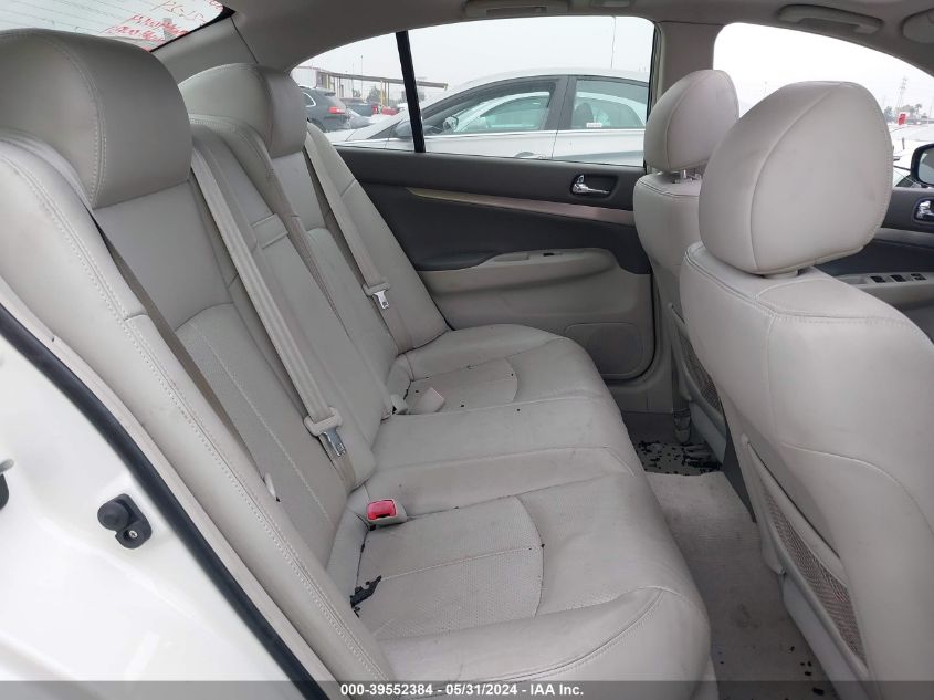 2013 Infiniti G37X VIN: JN1CV6AR9DM350081 Lot: 39552384