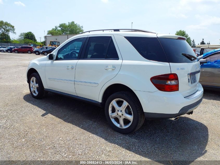 2008 Mercedes-Benz Ml 350 4Matic VIN: 4JGBB86E88A315828 Lot: 39552413