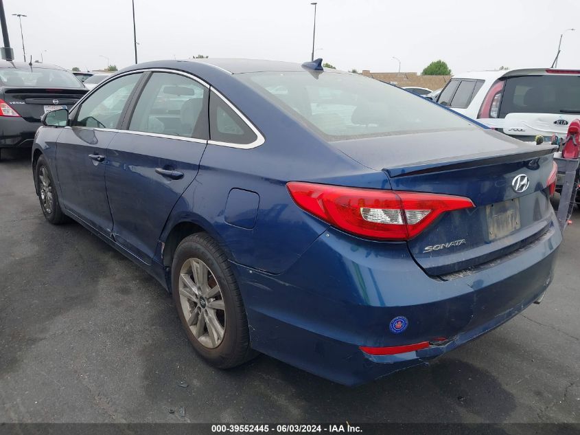 2015 Hyundai Sonata Se VIN: 5NPE24AF4FH017468 Lot: 39552445